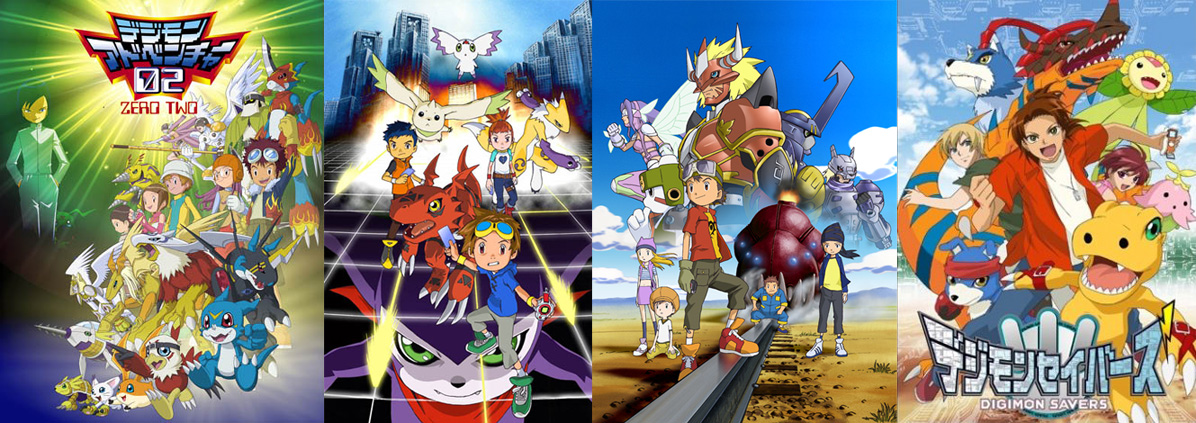 Blu-ray Digimon Adventure + Digimon Zero Two + Tamers + Frontier + Savers + Adventure  Tri + Filmes