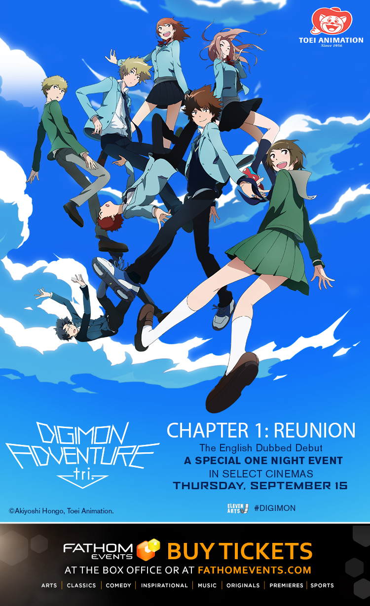 Watch Digimon Adventure tri. 1: Reunion (Dubbed) (2015 - Free Movies