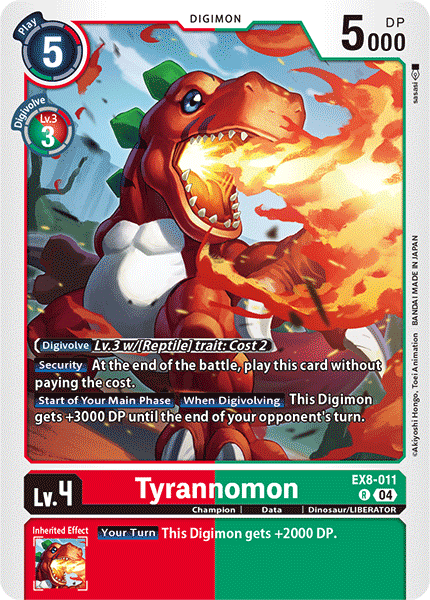 Early Digimon Card Game Previews from Booster EX-08 & New