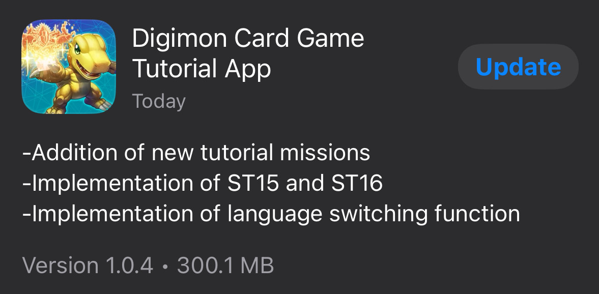 Card Game Updates Tutorial App Updates w/ New Content, Adventure 02