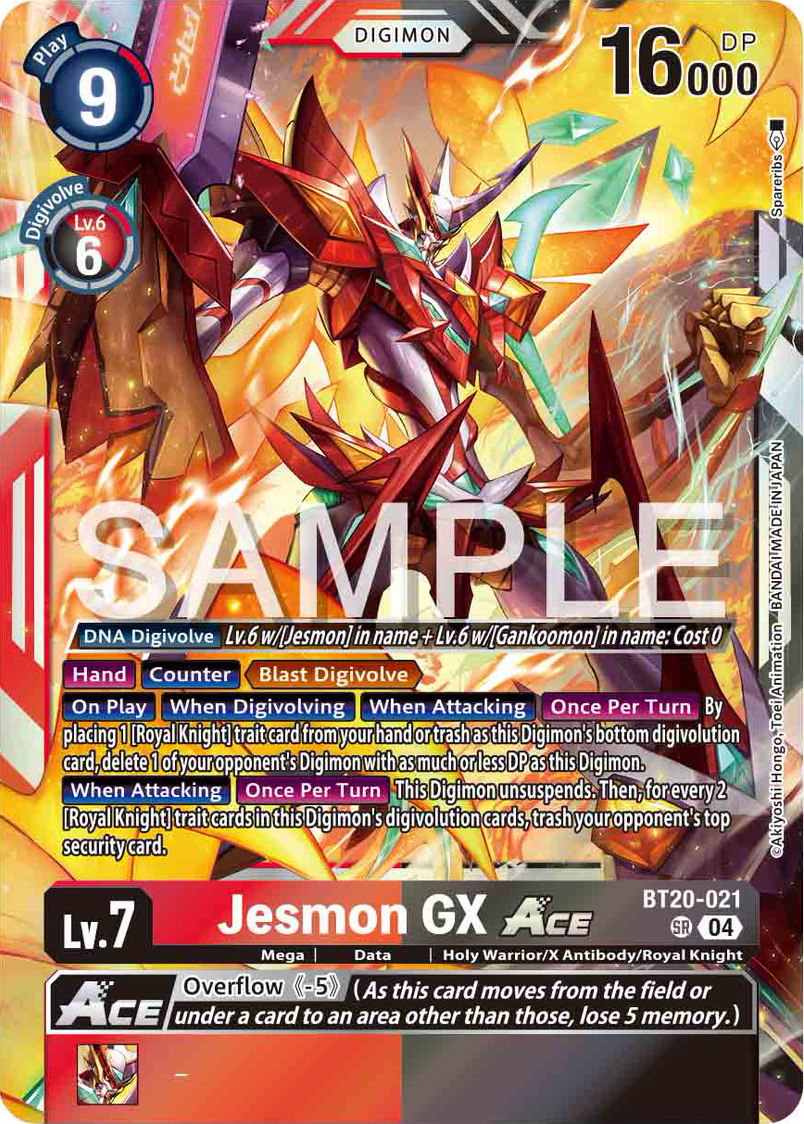若者に人気のブランド GX Jesmon Ace 20 Set Booster Game Card Digimon for Preview デジモンカードゲーム