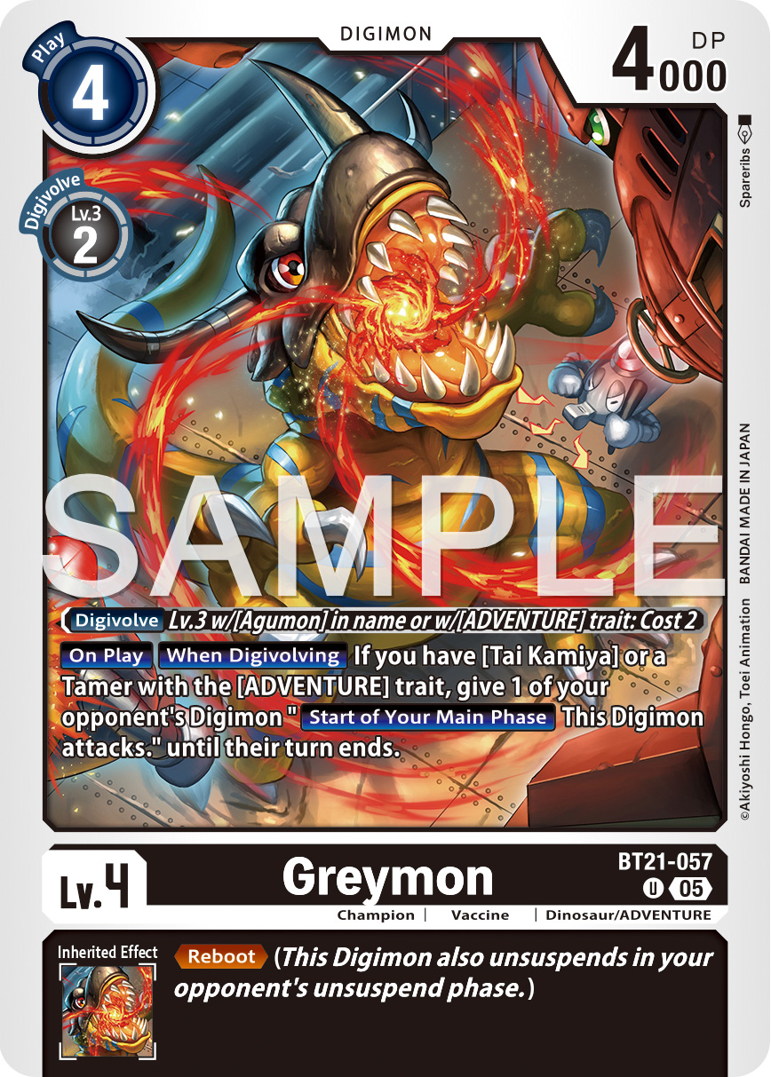 郵送買取 新品5台以上送料無料キャンペーン中！！  Game Card Digimon for Preview Greymon Booster With | 21 Set デジモンカードゲーム