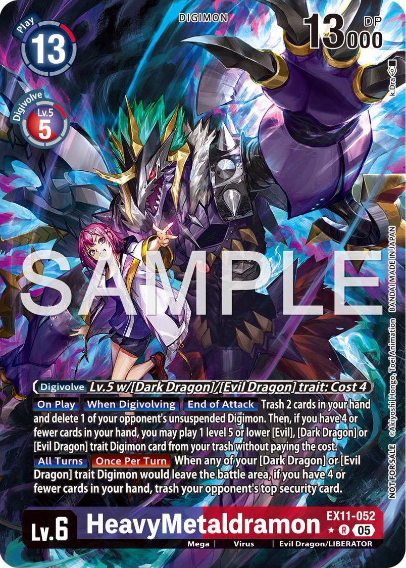 HeavyMetaldramon & Unique Emblem: Melting Recital Box Toppers and