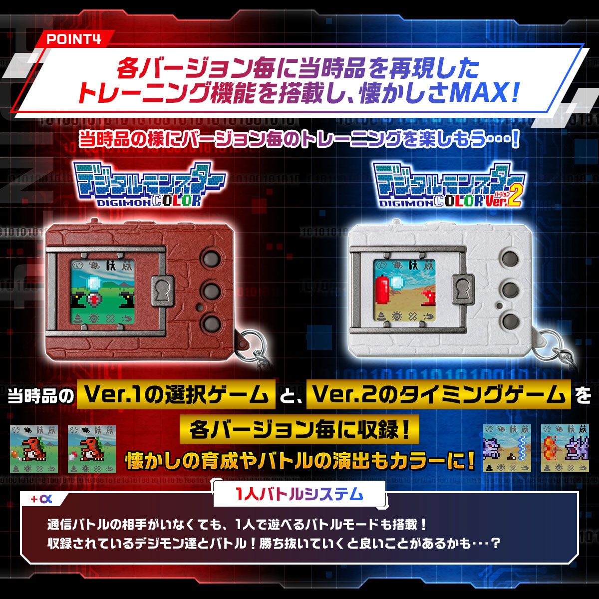 Digimon Color V-Pet Version 1 & 2- Pre-Order Details, Images, Info 