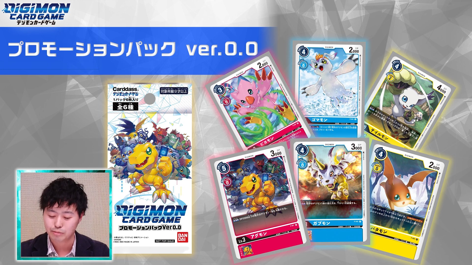 Digimon Card Game Promo Pack Ver 0.0 Carddass Bandai 