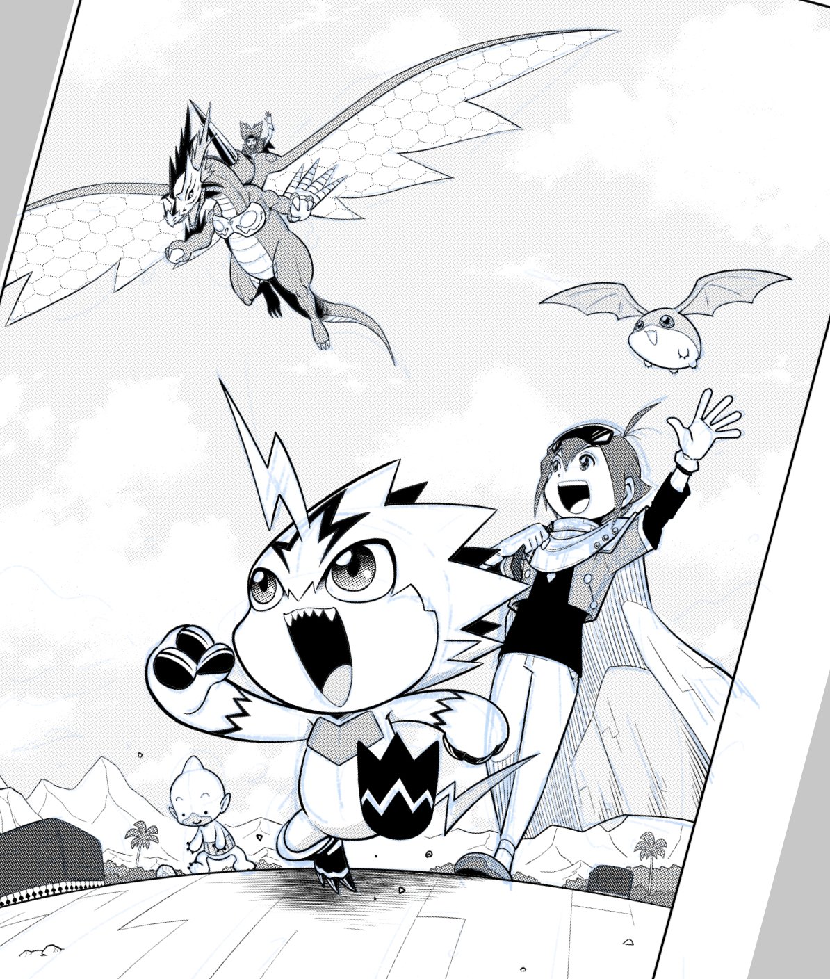 Digimon Ghost Game – Fanarts of the Week – Part 2/5 – “Don't worry