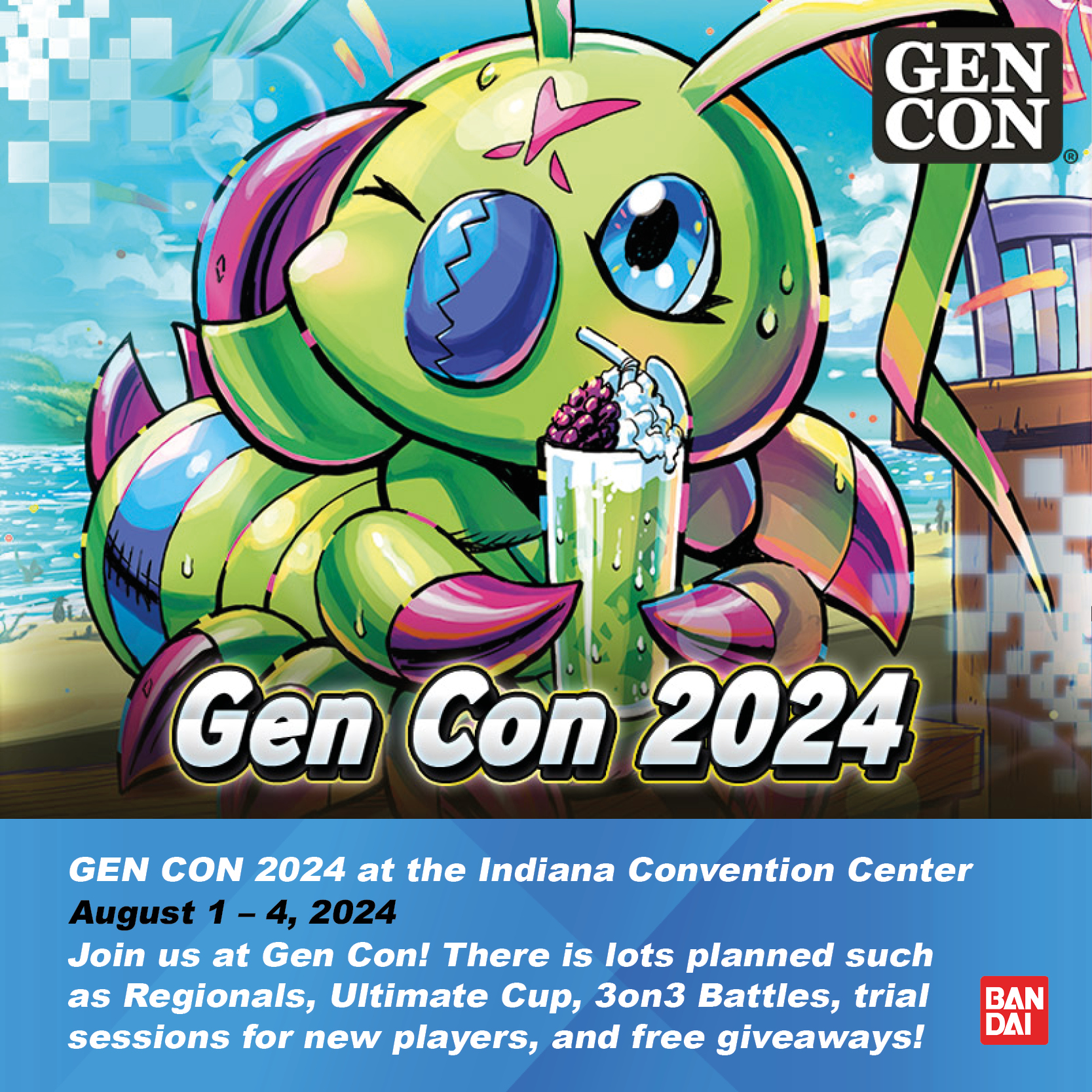 Gen Con 2024 Digimon Card Game Details Wormmon Art With the Will