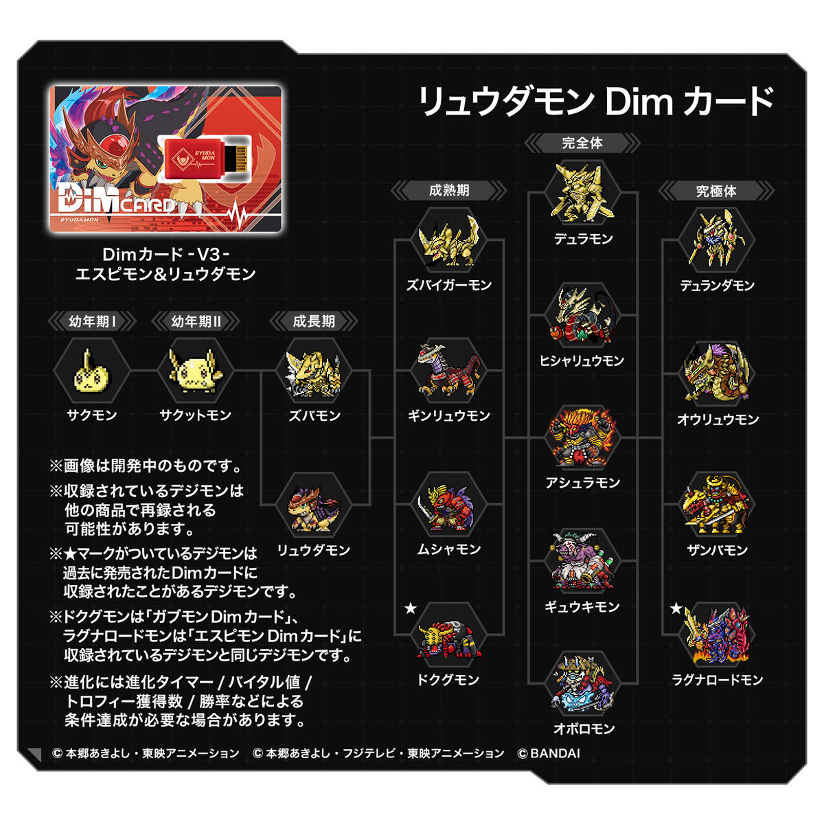 Dim Card Set V3 Espimon Ryudamon Evolution Charts Legend Arms Blacktailmon Uver More With The Will Digimon Forums