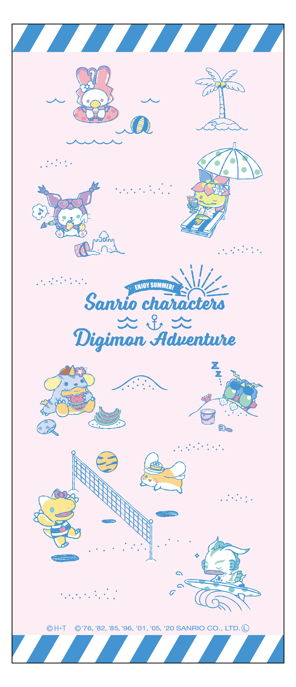 Product Details for Sanrio x Digimon Adventure Enjoy Summer Shop | With