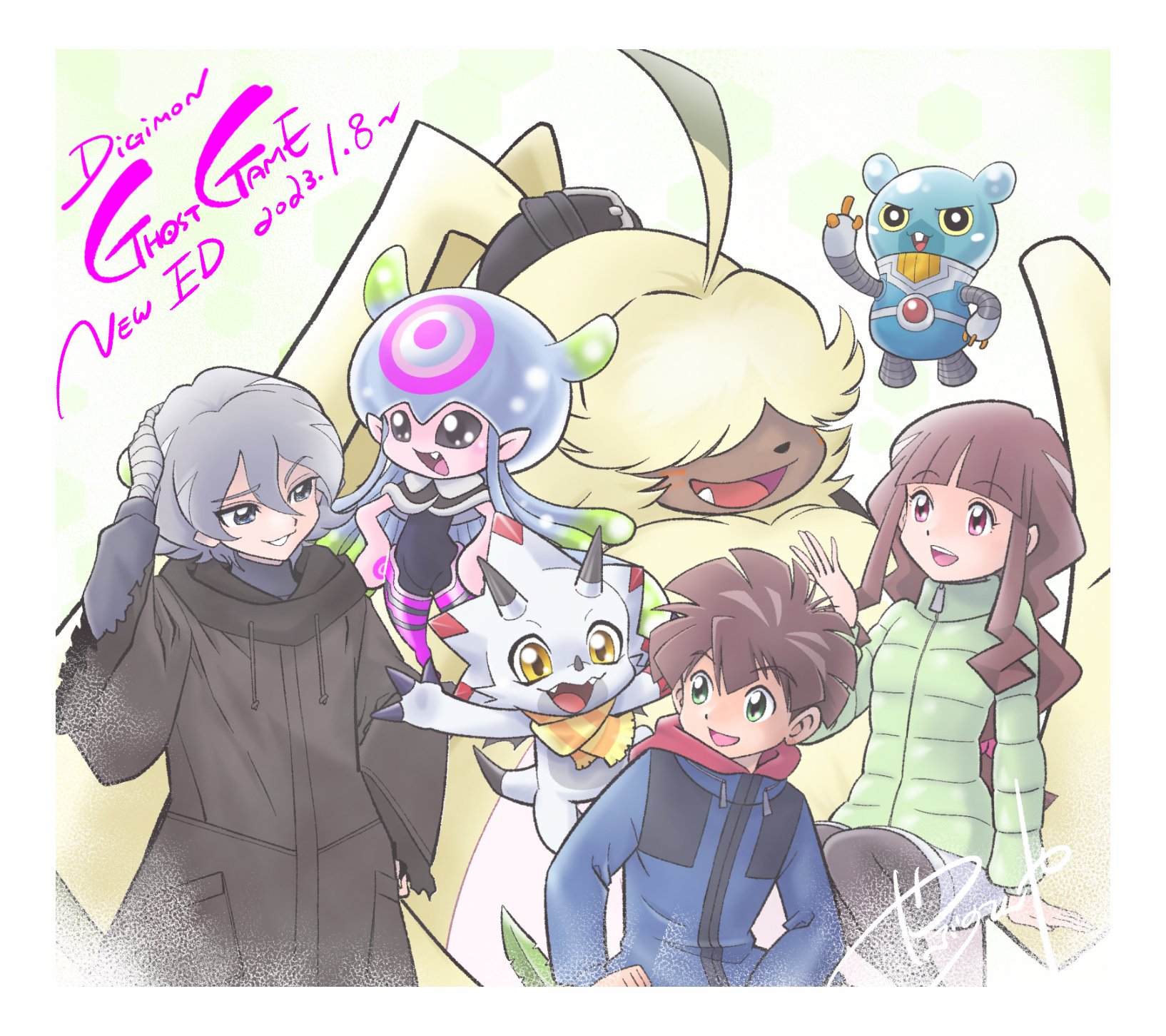 Digimon Ghost Game – Fanarts of the Week – Part 2/2 – “Okay